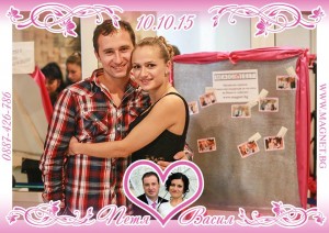 магнитни снимки подаръци за гостите на сватба, подаръчета за сватба